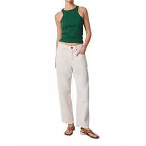 NEW EDYSON jack high rise barrel leg jeans in cream